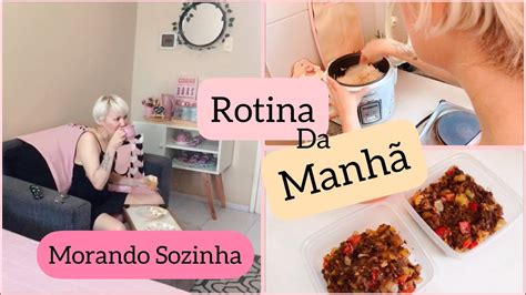 Rotina da Manhã MORANDO SOZINHA YouTube