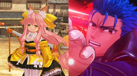 Fate Samurai Remnant New Gameplay Confirms Tamamo Aria And Cu Chulainn