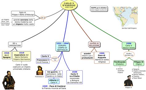 Mappe Per La Scuola CARLO V D ASBURGO