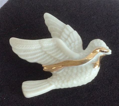 Lenox Dove Of Peace Brooch Pin Vintage S Etsy