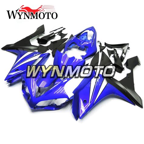 Complete ABS Plastic Injection Blue Black Matte Covers Motorcycle