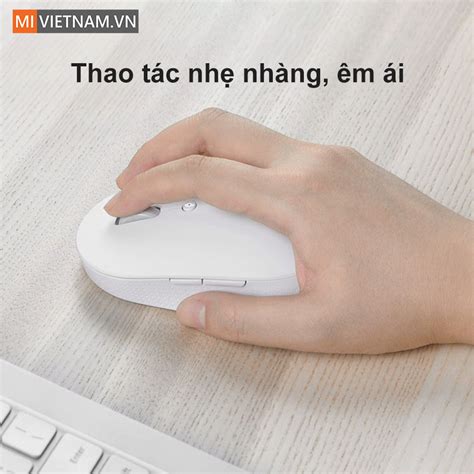 Chuột Không Dây Xiaomi Dual Mode Silent Edition 1300dpi Mi Việt Nam