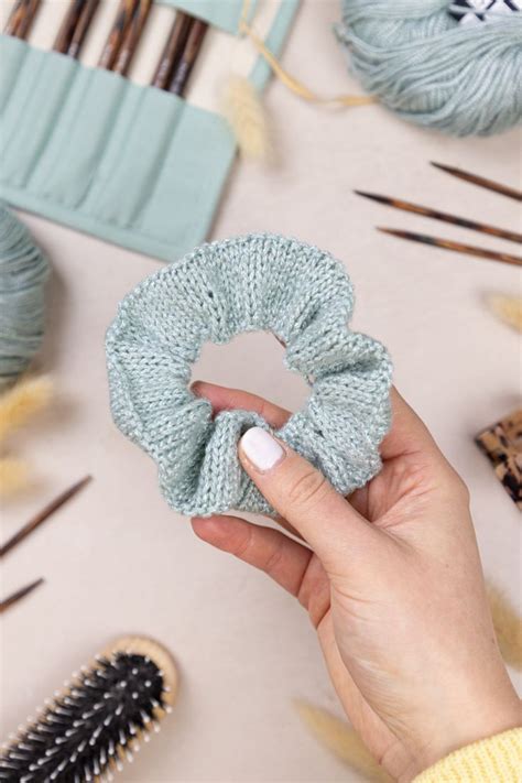 Scrunchie Stricken Einfache Diy Anleitung Zum Stricken Lernen Diy