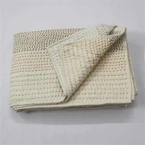 Linen Throw Blanket - Ivory Elegance • Vritti Designs