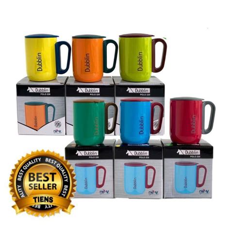 Jual Mug Dubblin Polo Gelas Mug Dengan Tutup Gelas Kopi Gelas Teh Gelas