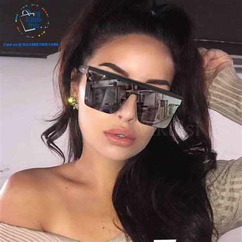 Designer Unisex Oversized Square Sunglasses Vintage Brand Designer S