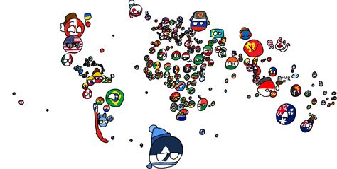 Map world countryballs by Brazilball4728 on DeviantArt