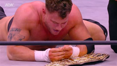 Mjf Uses A Low Blow To Defeat Ricky Starks And Retain The Aew