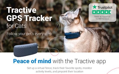 Tractive Rastreador Gps E Monitoramento De Sa De Para Gatos Kg