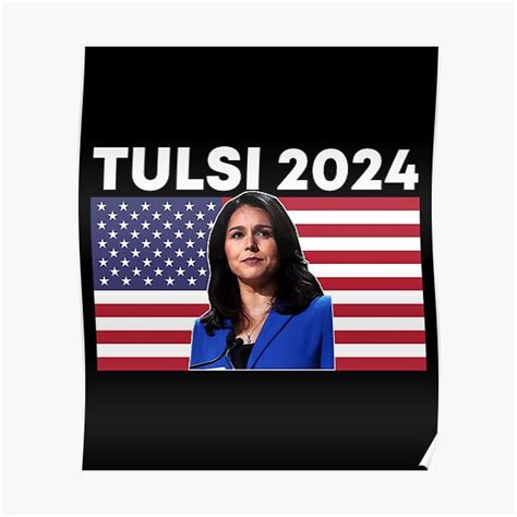 "Tulsi Gabbard 2024" Poster for Sale by sulemannorman21 | Redbubble