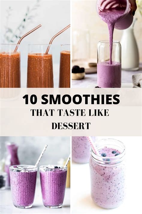 10 Healthy Smoothies That Taste Like Dessert Baking Ginger