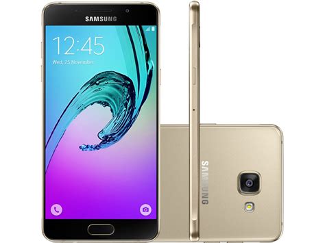 Smartphone Samsung A5 2016 Duos 16GB Dourado Dual Chip 4G Câm 13MP