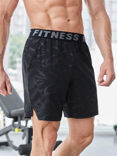 Manfinity Fitness Shorts de ginástica elásticos esportivos Masculino