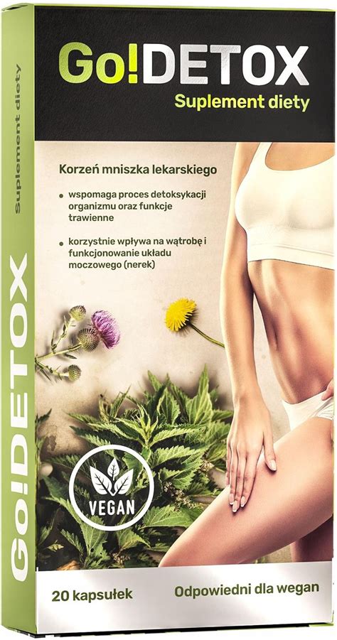 Noble Health Go Detox Oczyszcza Wspomaga Pracę Wątroby 20 Kaps Opinie