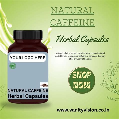 Vanity Vision Natural Caffeine Herbal Capsules Packaging Type