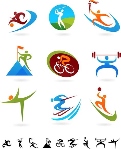 Sports Icon Collection 4 Stock Vector Marish 2617953