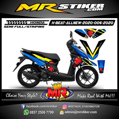 Stiker Motor Decal Honda Supra X Airbrush Grafis Fullbody Stiker