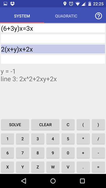 برنامه Equation System Solver دانلود بازار