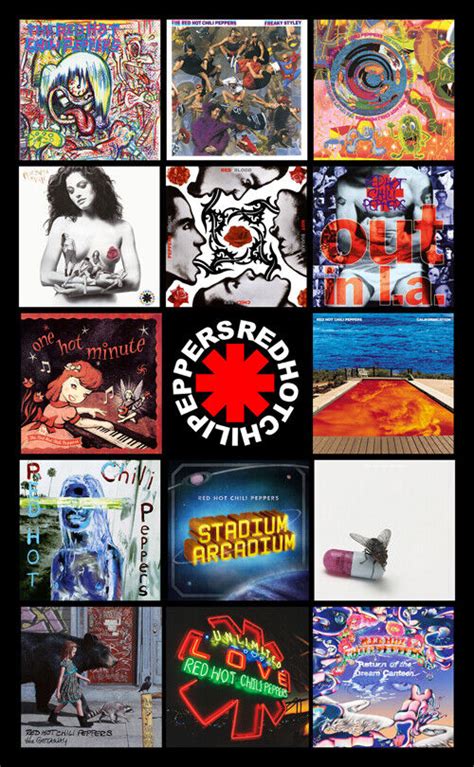 Red Hot Chili Peppers Album Art