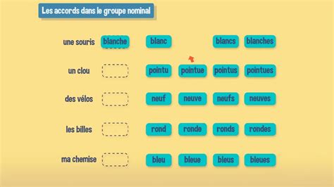 Les Accords Dans Le Groupe Nominal Youtube