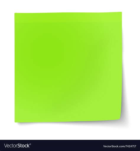 Green Sticky Note