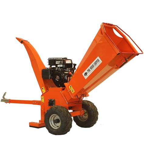 13hp Petrol Wood Chipper Garden Mulcher Timber Shredder Woodchipper 4