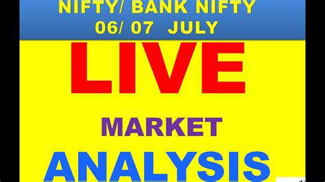 Nifty Live Market Analysis Youtube