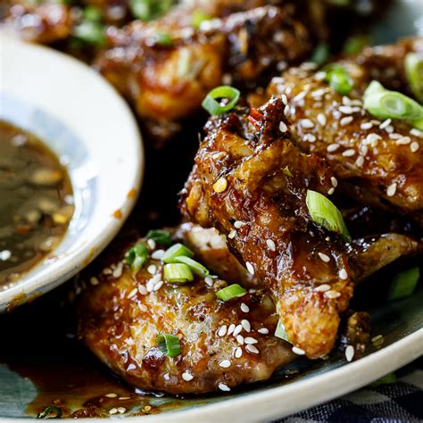 Asian baked chicken wings - Simply Delicious