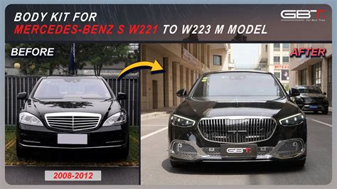 Gbt For Mercedes W To W Model Upgrade Bodykit Youtube