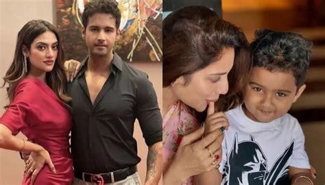 Nusrat Jahan Finally Reveals Her 28 Year Old Son Yishaans Face Fans Compare His Looks With Yash