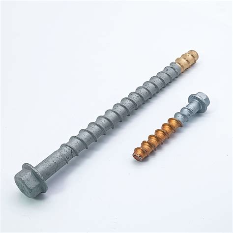 Bi Metal Masonry Anchors Hex Concrete Screw Bolt Cement Anchor