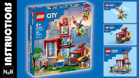 Lego 60320 Instructions City Fire Station Youtube