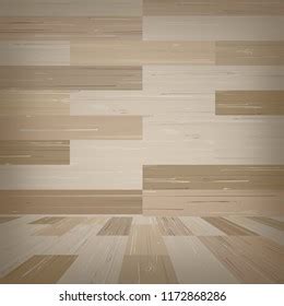 Empty Wooden Room Space Background Vector Stock Vector Royalty Free