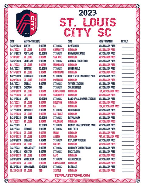 Stl City Schedule Cordy Dominga