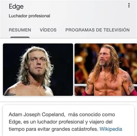 Adam Joseph Copeland M S Conocido Como Edge Es Un Luchador