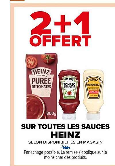 Promo Les Sauces Heinz Chez Carrefour Market ICatalogue Fr