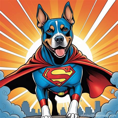 Dog As Super Hero Stable Diffusion Online