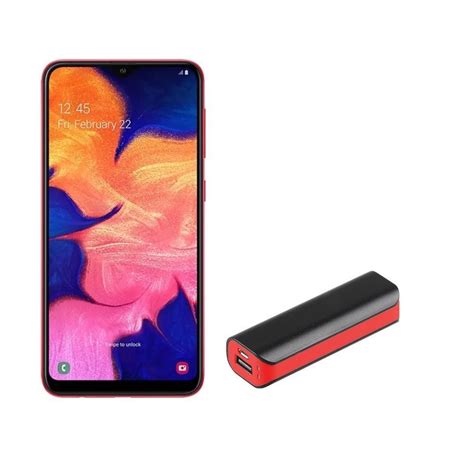 Smartphone Samsung Galaxy A10 32gb Rojo Desbloqueado Más Power Bank 2200 Mah Walmart En Línea