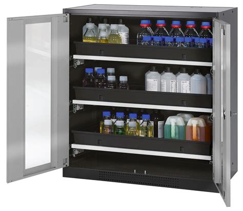 Armoire Pour Produits Chimiques Systema T CS 103G Anthracite Argent