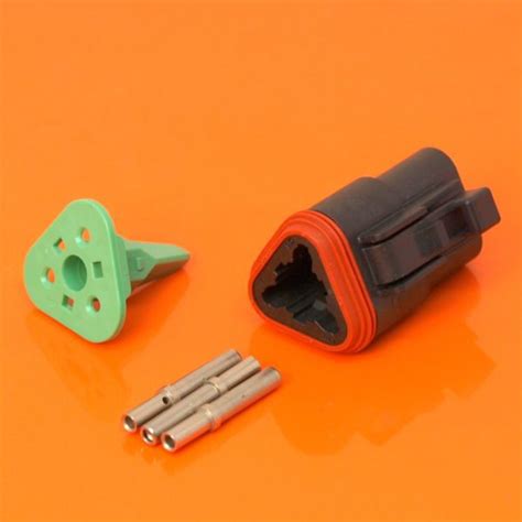 Deutsch Dt Series Way Plug Connector Kit Dt S Ce Pins