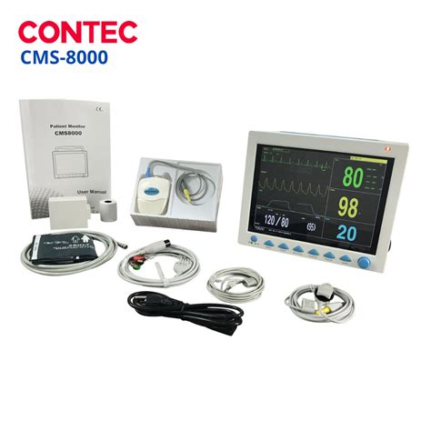 Contec CMS 8000 Multiparameter Patient Monitor Display Size 12 1