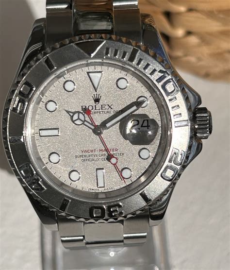 Rolex Yacht Master Mm Rolesium Platinum Bezel The Original