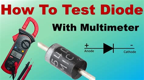 How To Test Diode Testing Diodes With A Multimeter Diode Testing