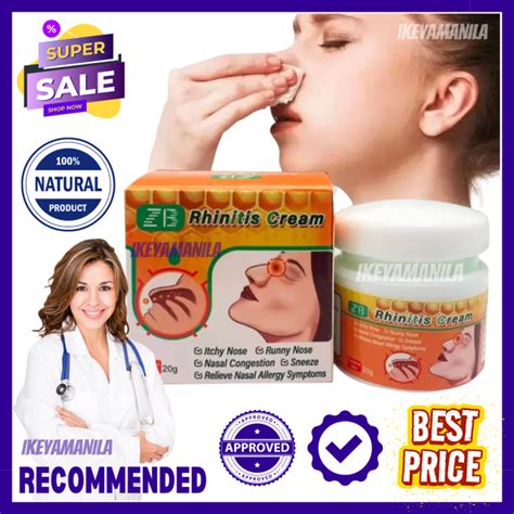 ZB Rhinitis Cream Treatment Acute Chronic Allergic Sinusitis Nasal