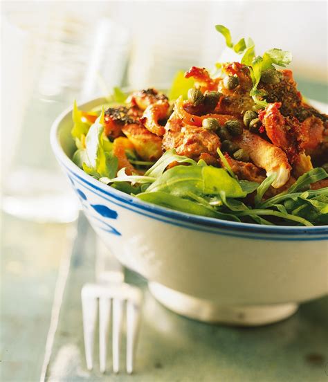 Recette Salade De Poulet Tandoori Aux Poivrons Marie Claire