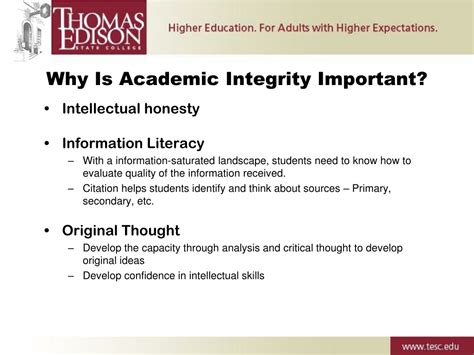 PPT Academic Integrity In The 21 St Century Collegiate Environment