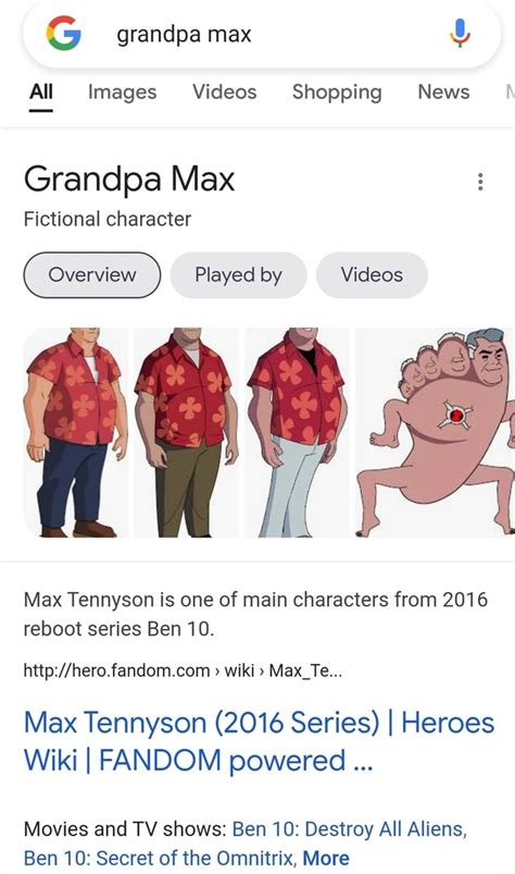 Grandpa Max All Images Videos Shopping News Grandpa Max Fictional