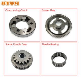 Otom Motorcycle Electric Starter Clutch Gear Assy Starter Dual Sprocket