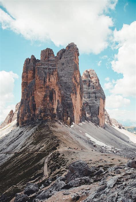 Rock Mountains Stone Peak Sky Hd Phone Wallpaper Peakpx