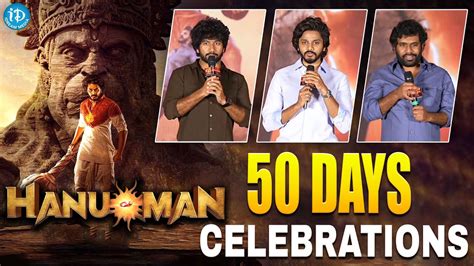 Hanuman Movie Days Grand Celebrations Teja Sajja Prasanth Varma